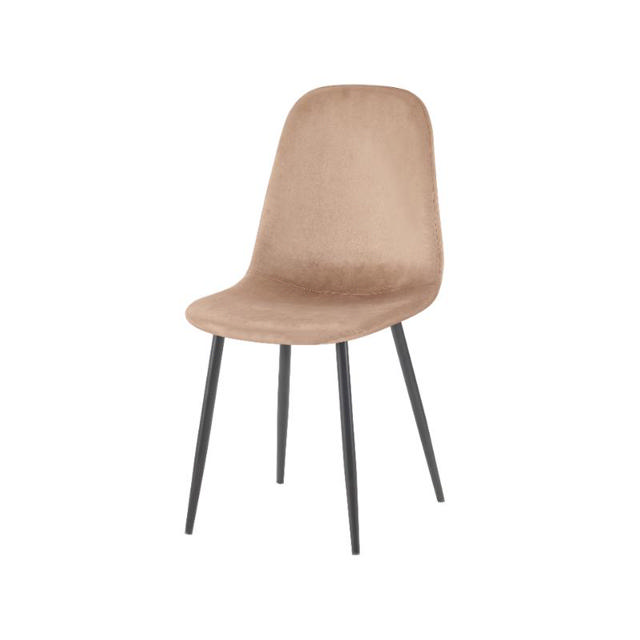 ATHINA DINING CHAIR VELVET-  BEIGE