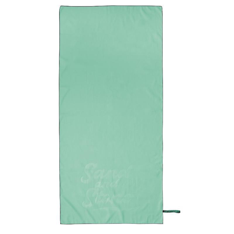 SAND & STONE BEACH TOWEL MICROFIBER - MINT