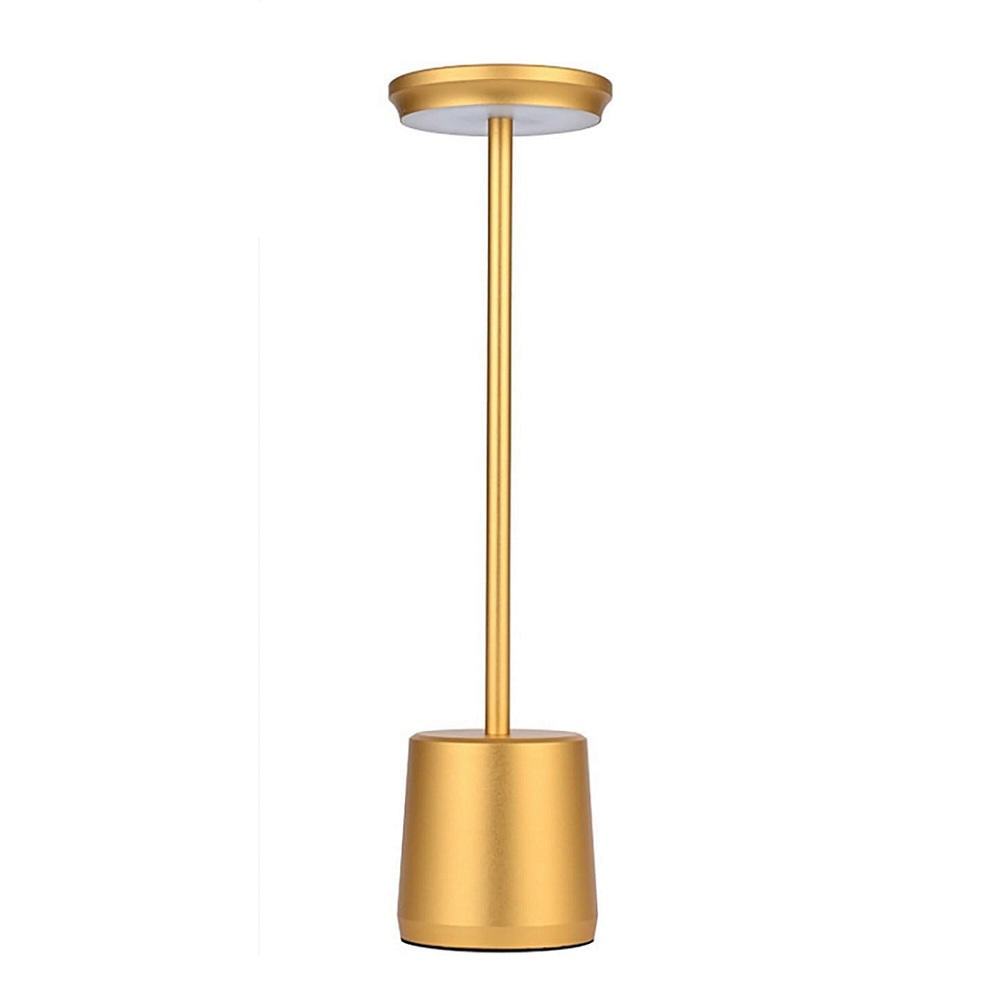 OF DISCR LED TAB LAMP 34CM GOLD