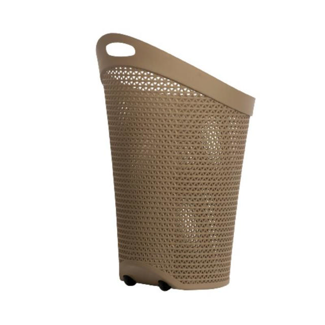 LECHE WHEELED HAMPER 100L - TAUPE