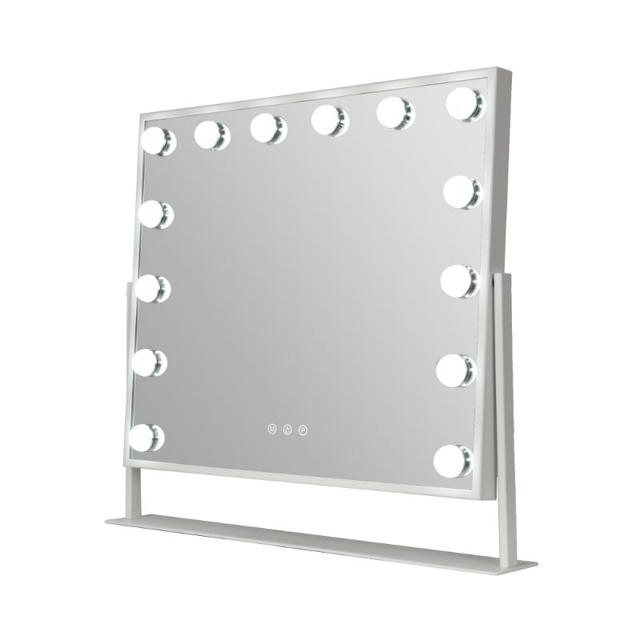 LED TABLE MIRROR 53X60CM - WHITE