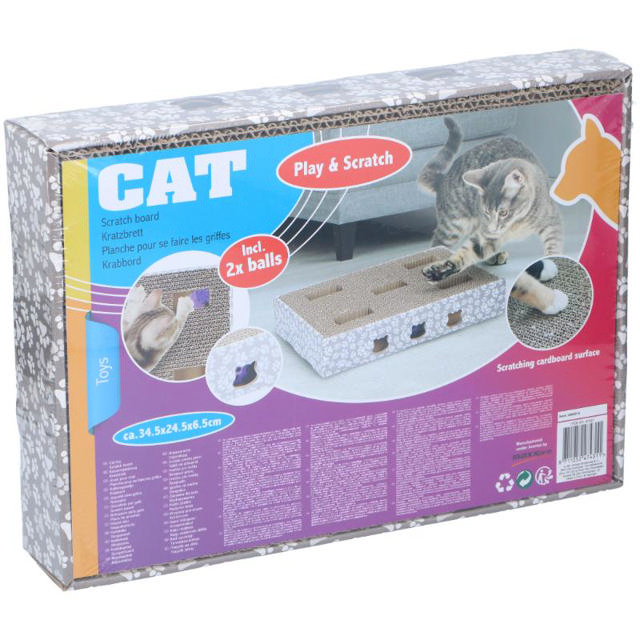 MAXXPRO CAT SCRATCHER 34.5X24.5X6.5CM