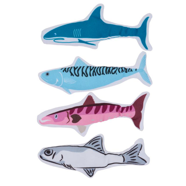 MAXXPRO CAT TOY FISH - ASSORTED COLORS