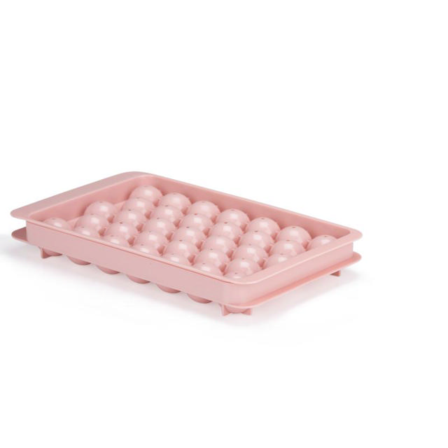 ICE CUBE TRAY - 33 ICE CUBES - PINK