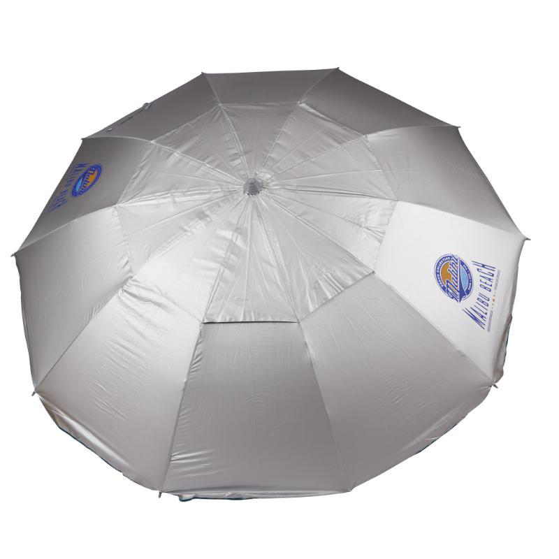 MALIBU BEACH UMBRELLA 220CM - ASSORTED COLORS