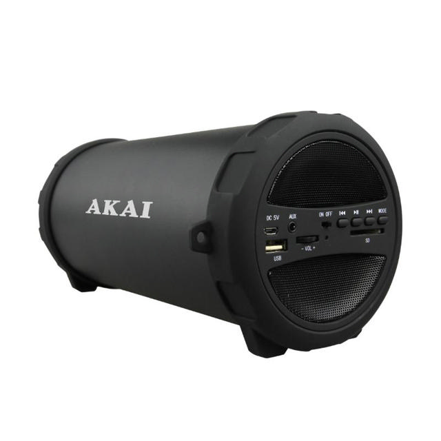 AKAI ABTS-11B ΦΟΡΗΤΟ ΗΧΕΙΟ BLUETOOTH ΜΕ ΡΑΔΙΟΦΩΝΟ USB, AUX-IN ΚΑΙ ΚΑΡΤΑ SD – 10W