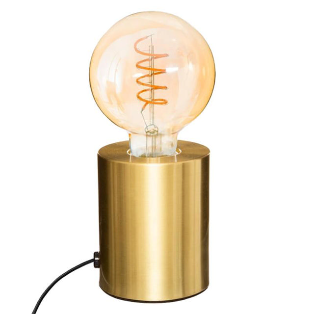 ATMOSPHERA 'SABA' 1xE27 (MAX.40W) TABLE LAMP METAL GOLD IP20 Ø90xH105MM