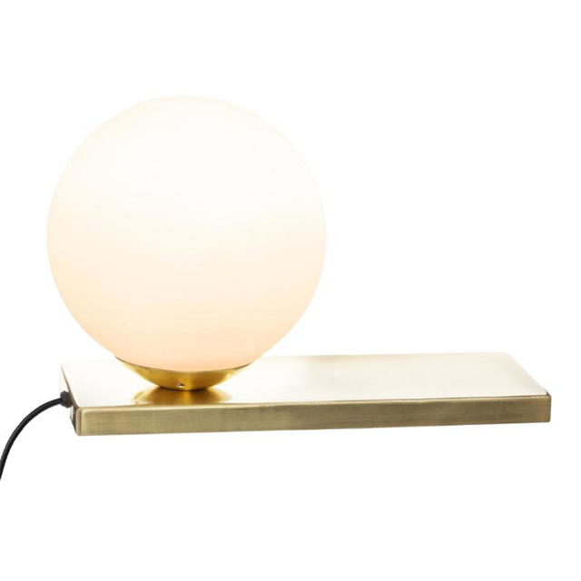 ATMOSPHERA 'DRIS' 1xE14 (MAX.40W) TABLE LAMP METAL GOLD IP20 L260xD150xH175MM