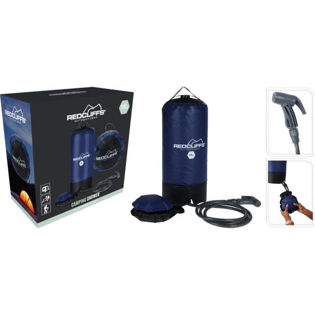 CAMPING SHOWER WITH PUMP 11LTR