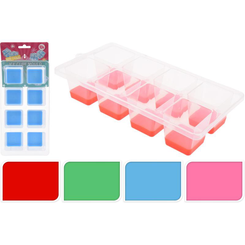 EXCELLENT HOUSEWARE ICE CUBE TRAY - ASSORTED COLORS