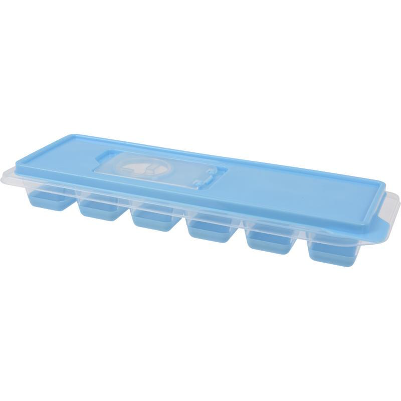 EXCELLENT HOUSEWARE ICE CUBE TRAY WITH LID - ASSORTED COLORS