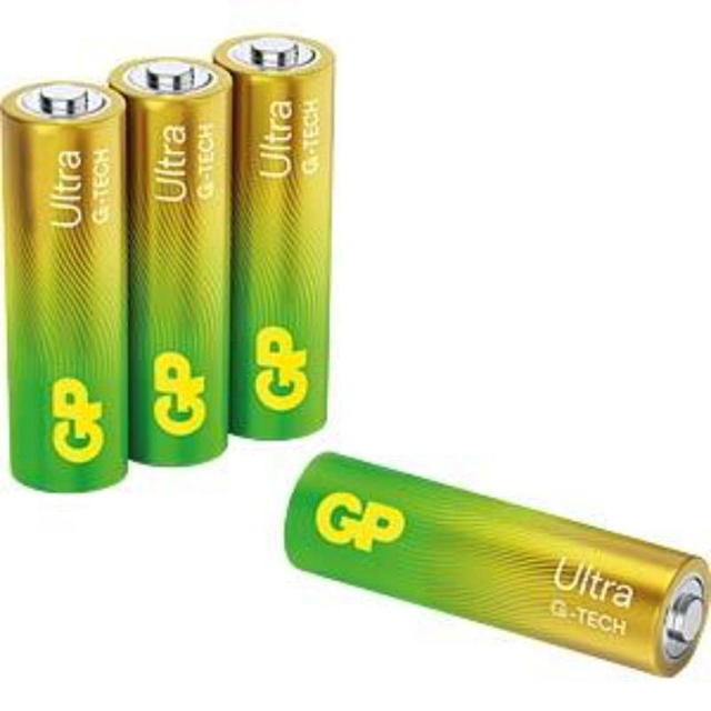 GP AA BATTERIES 4 PIECES BLISTER