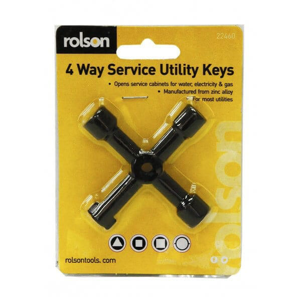 ROLSON 4 WAY SERVICE UTILITY KEY