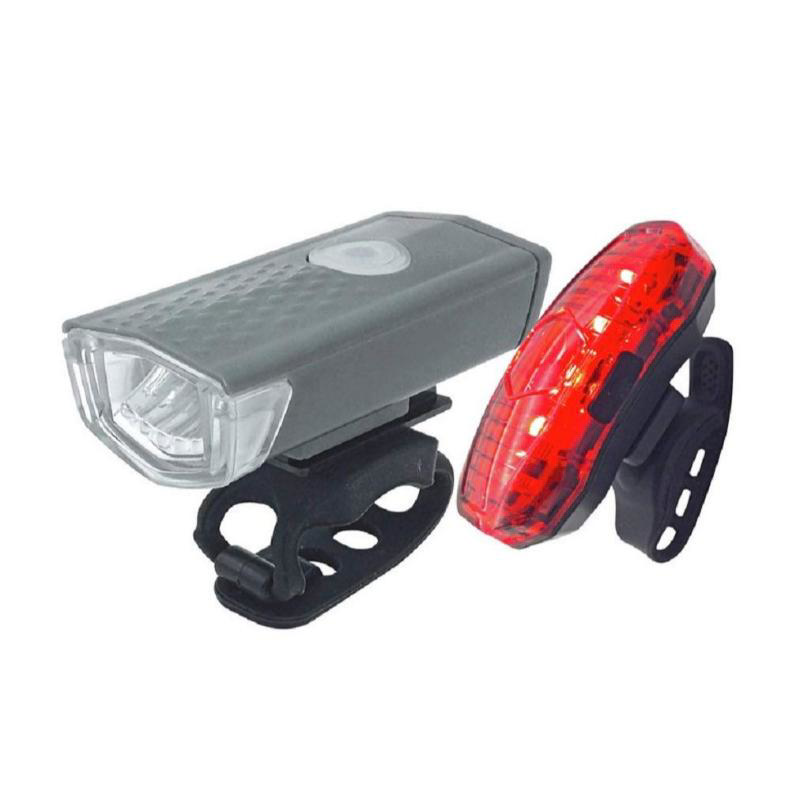 ROLSON FRONT AND REAR USB BIKE LIGHT