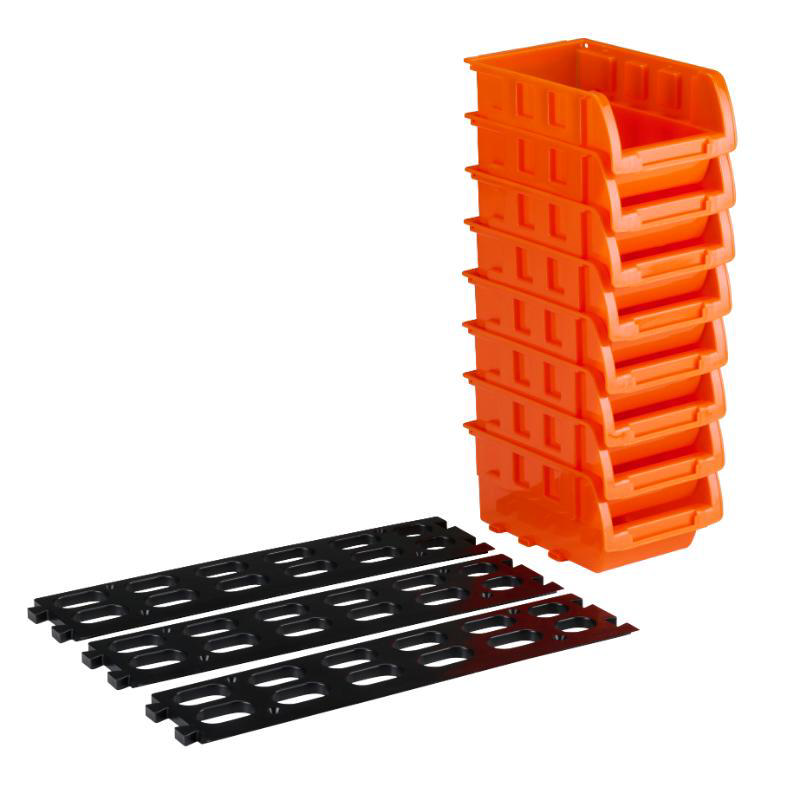 BLACK&DECKER STACKABLE TRAY 8 PIECES - ORANGE