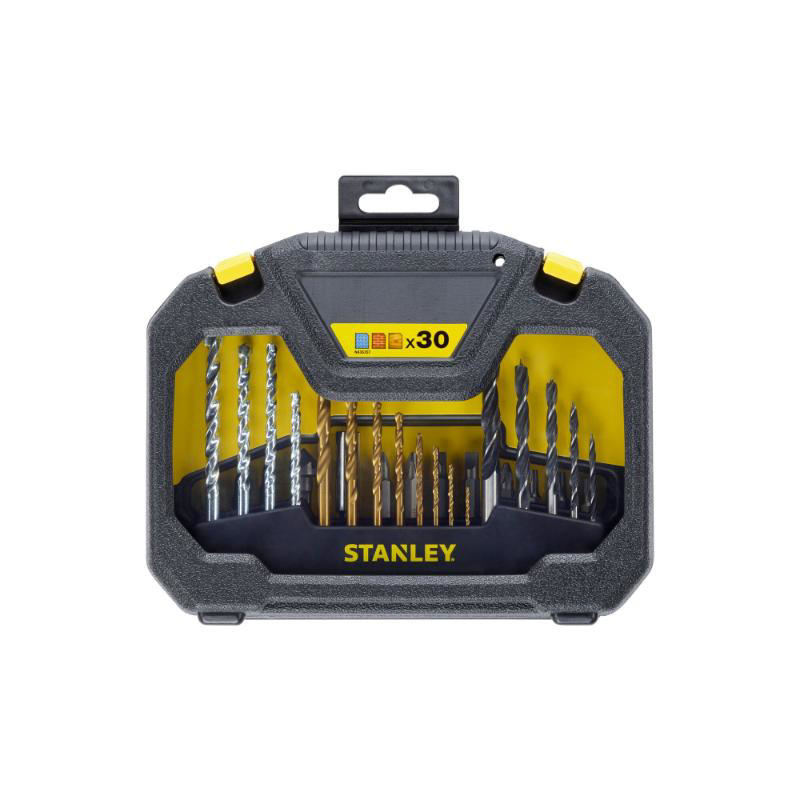 STANLEY 30 PIECE MIXED DRILLING AND SCREWDRIVING SET