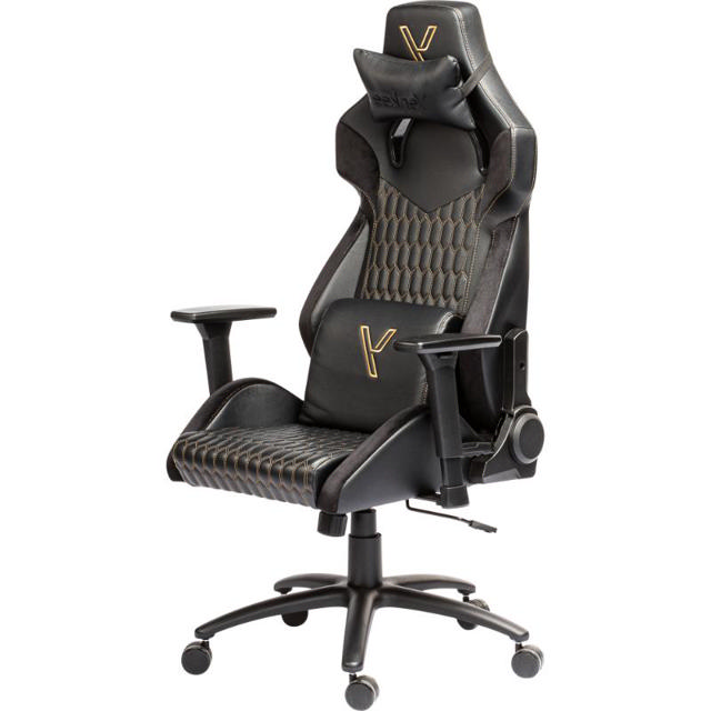 YENKEE ONYX ERGONOMIG GAMING CHAIR - BLACK AND GOLD