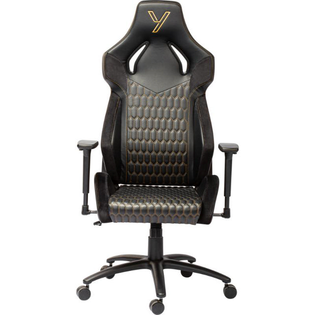 YENKEE ONYX ERGONOMIG GAMING CHAIR - BLACK AND GOLD