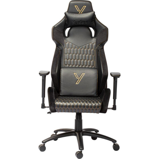 YENKEE ONYX ERGONOMIG GAMING CHAIR - BLACK AND GOLD