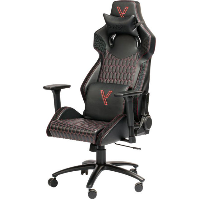 YENKEE GHOST ERGONOMIG GAMING CHAIR - BLACK AND RED