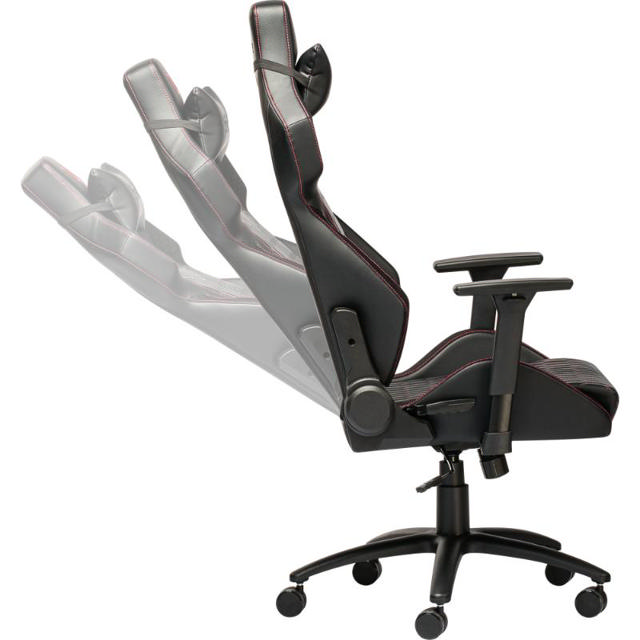 YENKEE GHOST ERGONOMIG GAMING CHAIR - BLACK AND RED