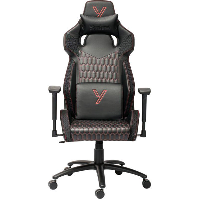 YENKEE GHOST ERGONOMIG GAMING CHAIR - BLACK AND RED