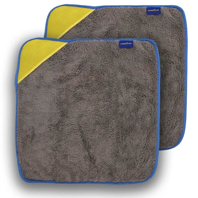 GOODYEAR MICROFIBRE DRYING TOWEL SET SIZE LARGE 2PCS