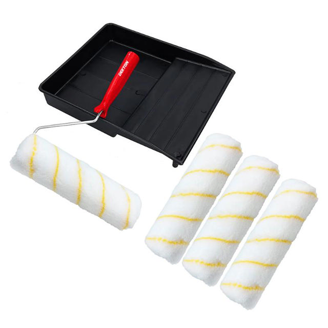 DEKTON 9INCH EMULSION ROLLER AND TRAY 6PCS