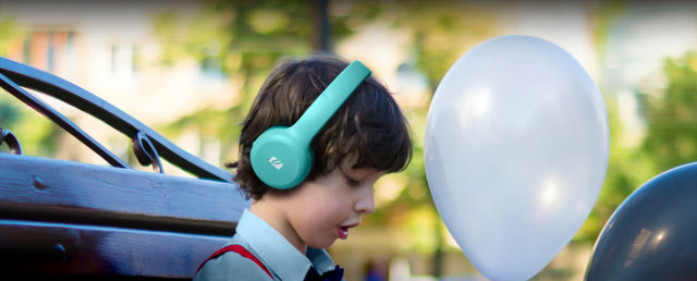 MUSE BLUETOOTH KIDS HEADPHONES - BLUE