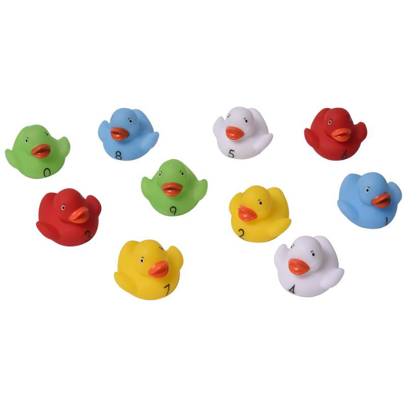 TENDANCE SET OF BATH DUCKS FOR PLAY 10PCS