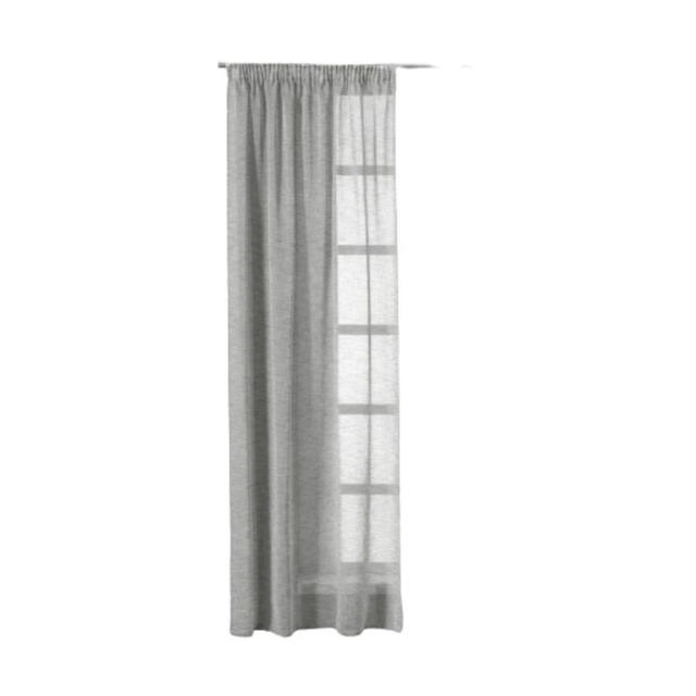 EASY HOME HARMONICA CURTAIN WITH TAPE 140X270CM - GREY