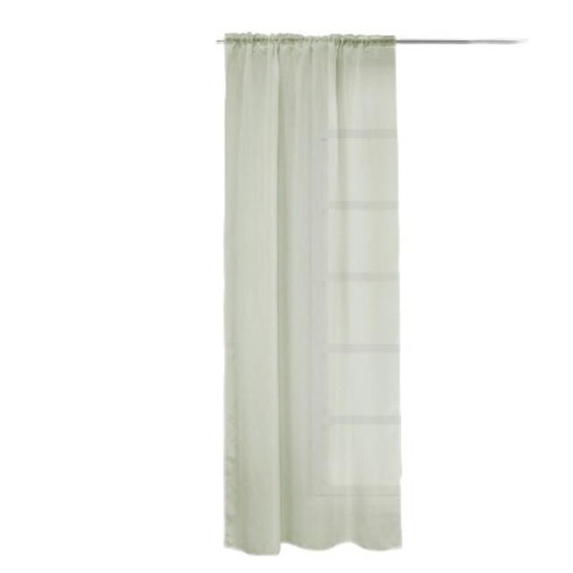 EASY HOME TABLA CURTAIN WITH TAPE 140X270CM - GREEN