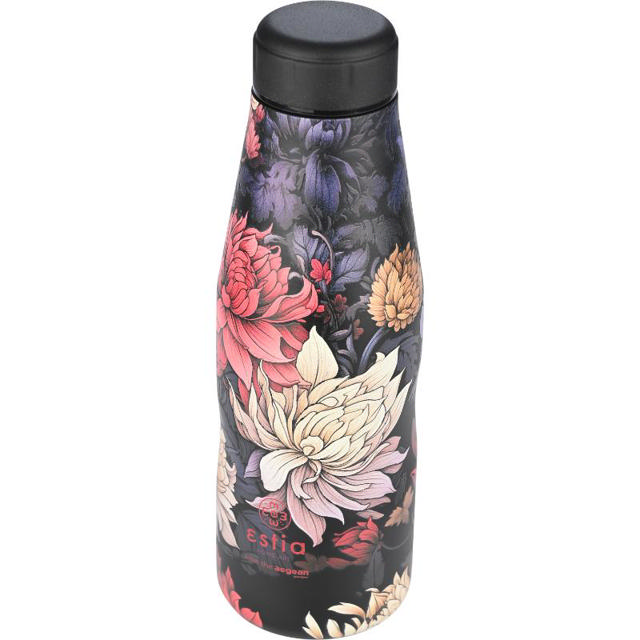 ESTIA SAVE THE AEGEAN TRAVEL BOTTLE 500ML - MIDNIGHT BLOSSOM