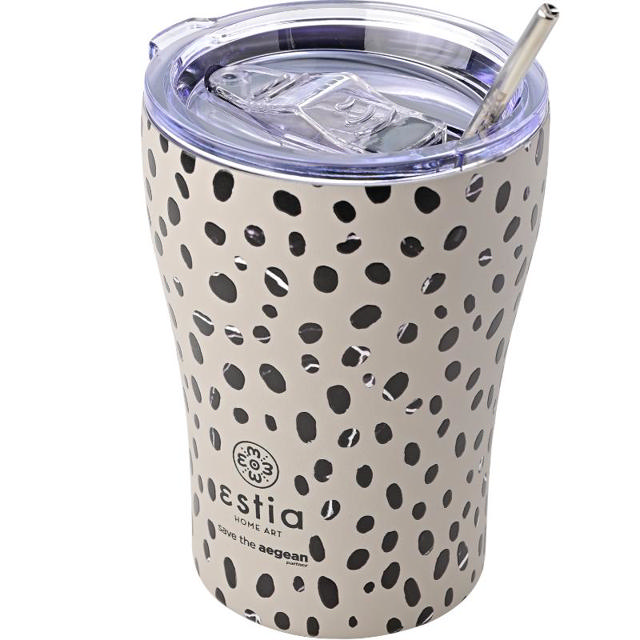 ESTIA ΘΕΡΜΟΣ SAVE THE AEGEAN 350ML - LEOPARD TAUPE