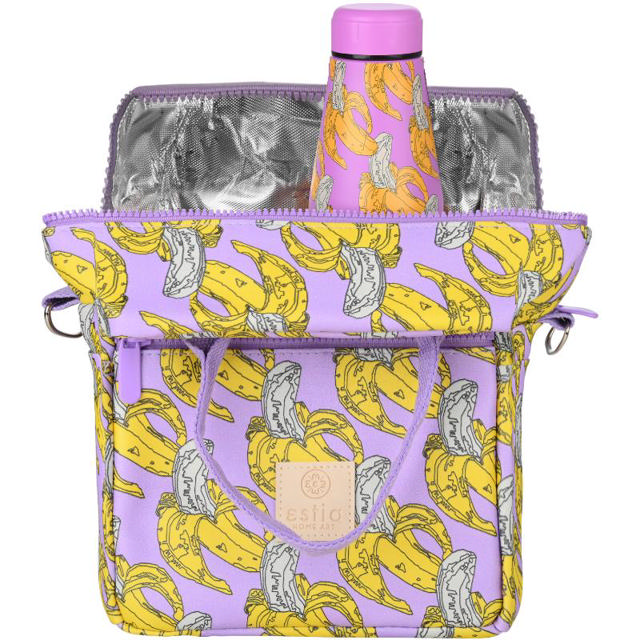 ESTIA INSULATED LUNCH BAG SAVE THE AEGEAN 7L - BANANA SWIRL