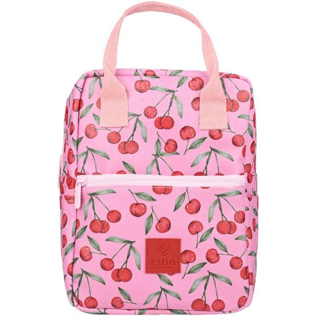 ESTIA INSULATED LUNCH BAG SAVE THE AEGEAN 7L - CHERRY ROSE