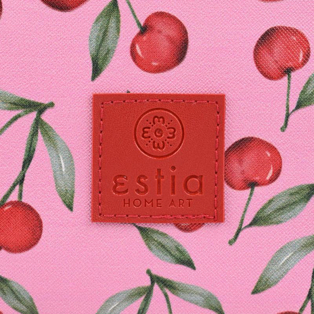 ESTIA INSULATED LUNCH BAG SAVE THE AEGEAN 7L - CHERRY ROSE