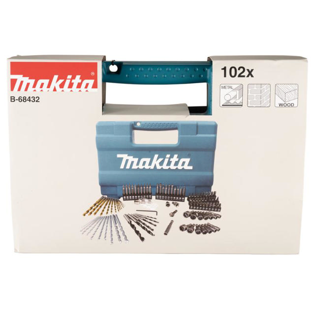 MAKITA SRILL/SCREW SET 102PCS