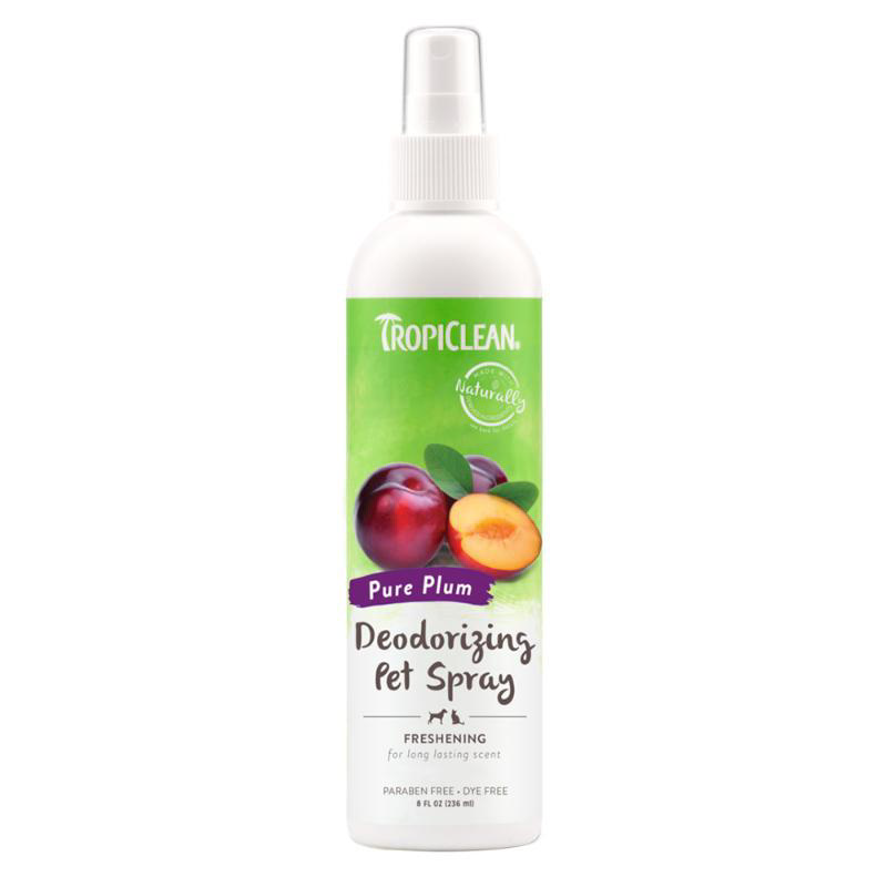 TROPICLEAN DEODORIZING PET SPRAY PURE PLUM 236ML