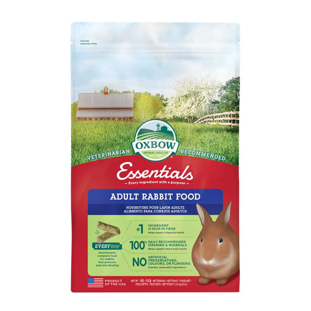 OXBOW ESSENTIALS ADULT RABBIT FOOD 2.28KG