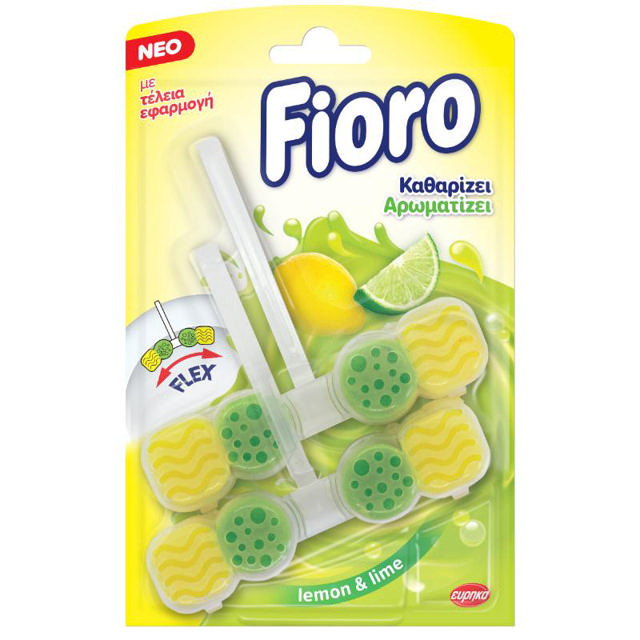 FIORO WC BLOCK LEMON AND LIME 2PCS