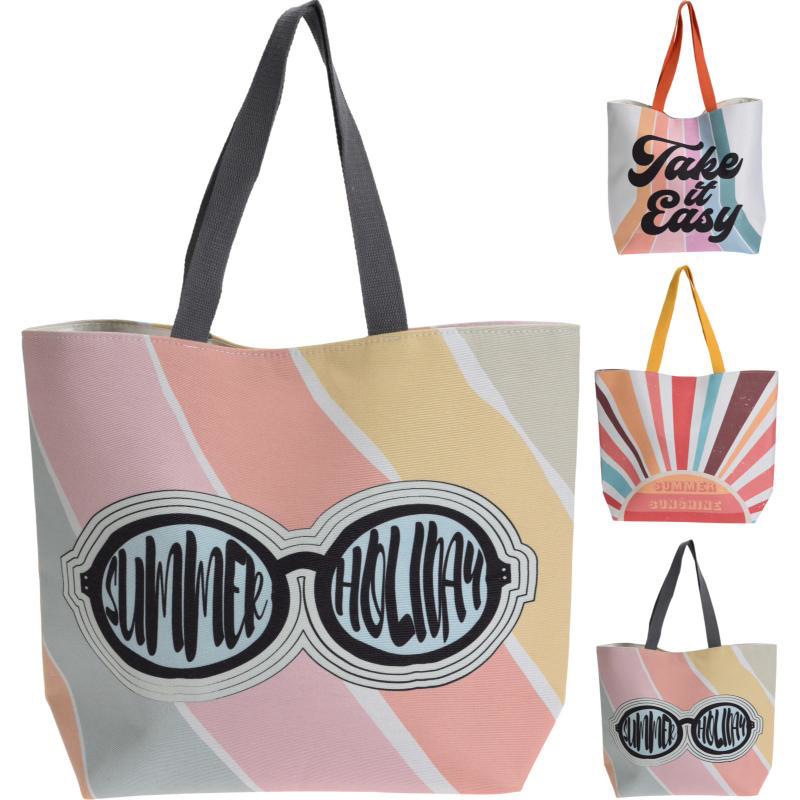 BEACH BAG 50X38CM - ASSORTED DESIGNS