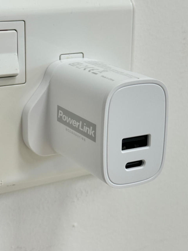 POWERLINK 20W PD UK FAST CHARGER – DUAL PORT USB-A & USB-C