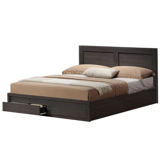 CAPRI BED WITH 2 DRAWERS - ZEBRANO