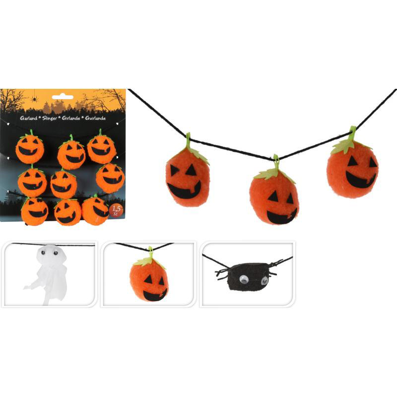 HALLOWEEN ΓΙΡΛΑΝΤΑ 150CM - ΔΙΑΦΟΡΑ ΣΧΕΔΙΑ