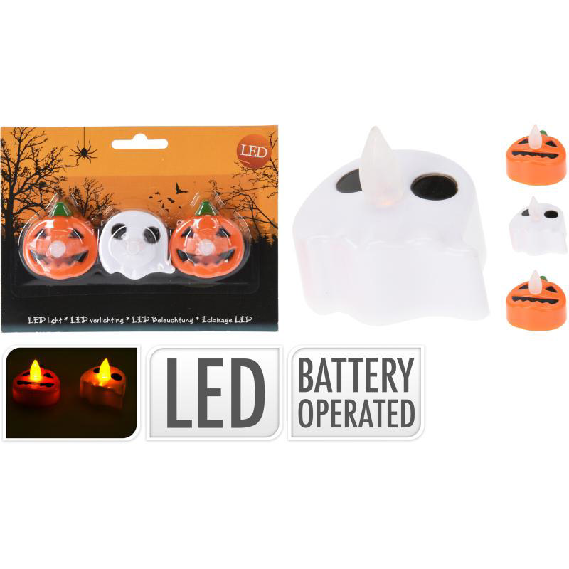 HALLOWEEN LED CANDLE 3PCS