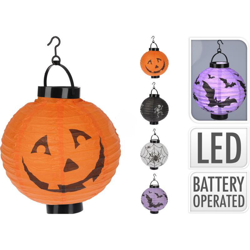 HALLOWEEN LED LANTERN - ASSORTED COLORS