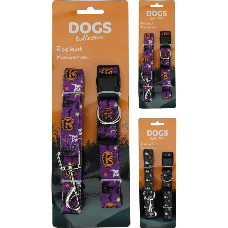 HALLOWEEN DOG LEASH -  ASSORTED COLORS