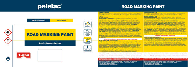 PELELAC® ROAD MARKING PAINT PEWTER P129 1L