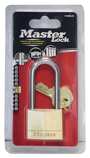 MASTERLOCK BRASS PADLCK 40MM L/SHAKLE